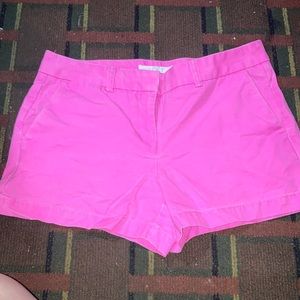 Hot pink loft shorts